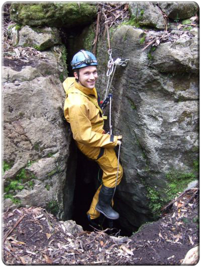 Tom Aberdeen, author of Under Victoria, at Midnight Hole